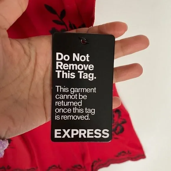 NWT Express Embroidered Dress   - Picture 5 of 11